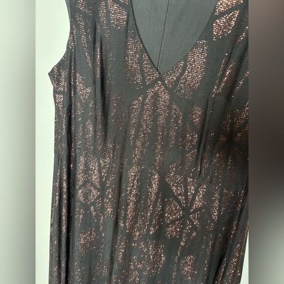 Betsy & Adam Glitter Ombré Cap Sleeve Dress NWT - Picture 9 of 10
